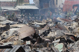 Khánh Hòa: Hoang tàn hiện trường vụ cháy hơn 70 nhà dân ở Nha Trang