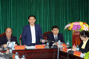 Phó Thủ tướng Vương Đình Huệ làm việc tại Nghệ An về xây dựng nông thôn mới