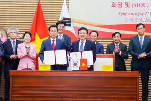 Nghệ An: Ký kết biên bản ghi nhớ 5 nội dung quan trọng với thành phố Gwangju
