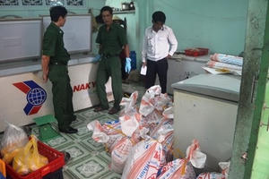 TP HCM: Phát hiện hơn 5 tạ thịt bò không đảm bảo vệ sinh