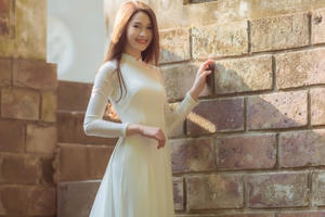 Xao xuyến nụ cười trong veo của thiếu nữ quê lúa Thái Bình