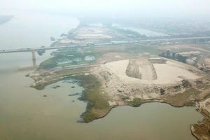 Hà Nam chuẩn bị đấu giá quyền khai thác hai mỏ cát lớn trong tháng 5/2025