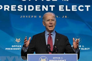 Tổng thống đắc cử Joe Biden cam kết gói hỗ trợ kinh tế 1.900 tỷ USD
