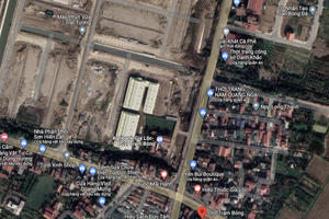 Chợ Trạm Bóng xây dựng không phép, đơn vị thi công trao đổi ra sao?