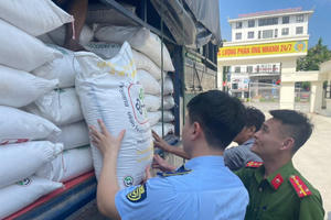 Nghệ An: Phát hiện, tạm giữ 3 tấn đường cát nhập lậu