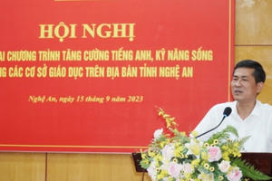 Nghệ An: 10 trung tâm không thực hiện Chương trình tiếng Anh tăng cường tại Nghệ An