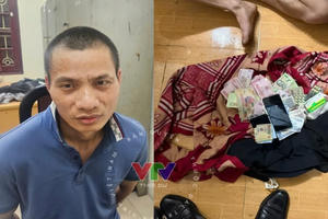 Bắt nghi phạm cầm dao cướp ngân hàng ở huyện Chương Mỹ