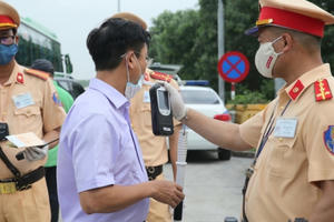 Xử lý 192 đảng viên, cán bộ, công chức vi phạm nồng độ cồn