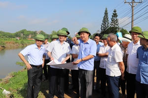 Chủ tịch tỉnh Thanh Hoá yêu cầu xây dựng phương án đảm bảo cho các tuyến đê trong mùa mưa lũ năm 2023
