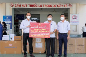 Bình Dương: Hệ thống 5F tiếp tục hỗ trợ vật tư y tế cho thị xã Bến Cát