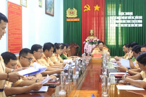 An Giang và TP. Cần Thơ phối hợp tuần tra bảo đảm an toàn giao thông địa bàn giáp ranh