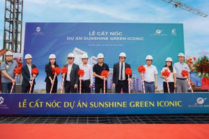 Dự án Sunshine Green Iconic chính thức cất nóc Tòa A