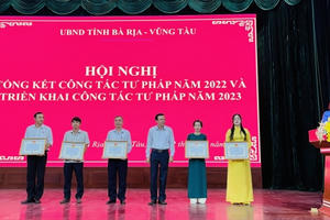 Ngành Tư pháp Bà Rịa - Vũng Tàu tổng kết công tác năm 2022 Ngành Tư pháp Bà Rịa - Vũng Tàu tổng kết công tác năm 2022