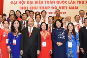 Thủ tướng Nguyễn Xuân Phúc dự đại hội chữ thập đỏ Việt Nam