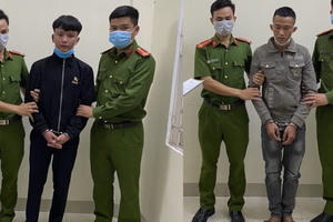 Tạm giữ hình sự 2 đối tượng côn đồ đến cổng trường đánh nam sinh nhập viện