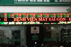 Dính nhiều sai phạm, Bệnh viện Mắt Sài Gòn - Hà Nội bị Thanh tra Sở Y tế "sờ gáy"