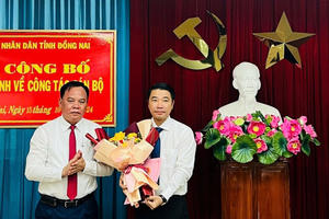 Ông Trần Dương Hùng làm Phó giám đốc Sở Công Thương Đồng Nai