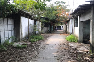 Cảnh hoang tàn nơi một thời từng là "phố đèn đỏ"