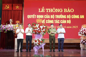 Điện Biên có tân giám đốc Công an tỉnh