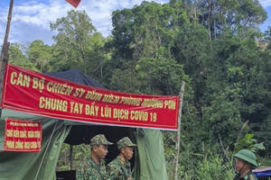 Chống nhập cảnh trái phép, lính biên phòng tiếp tục ngủ rừng, bám núi