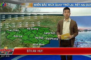 Dự báo thời tiết ngày 26/1/2016: Rét buốt bao phủ miền Bắc