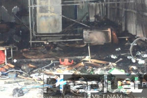 Bình Dương: "Bà hỏa" thiêu rụi quán cà phê