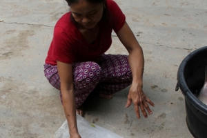 Cá chết trắng lồng trên sông Nậm Nơn