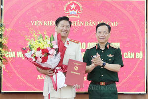 Bổ nhiệm ông Đoàn Anh Phương giữ chức Viện trưởng Viện Kiểm sát nhân dân tỉnh Bắc Ninh mới