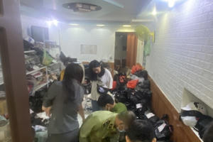 Quản lý thị trường Hải Phòng thu giữ nhiều mặt hàng quần áo, đồ gia dụng không rõ nguồn gốc