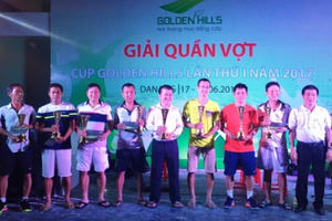 Đà Nẵng: Ra mắt giải quần vợt Cup Golden Hills