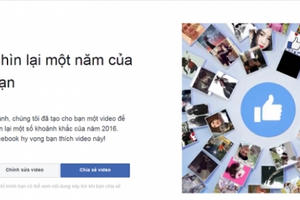 Cùng Facebook nhìn lại năm 2016 của bạn - Year inreview 2016