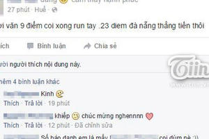 Khoe điểm thi vào 10 của con: Đừng bắt trẻ “gồng gánh” áp lực!