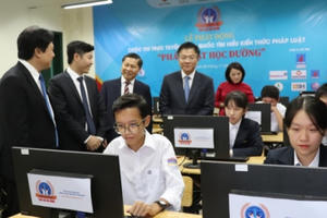 Phát động Cuộc thi trực tuyến toàn quốc “Pháp luật học đường”