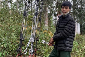 Lạng Sơn: Bắt "con nghiện" trộm dây tăng đơ cột anten Viễn thông