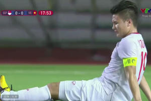 Quang Hải rách cơ, chính thức vắng mặt ở trận chiến với U22 Thái Lan