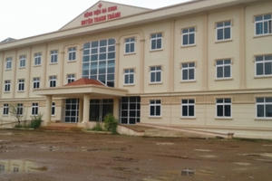 Ngắm Bệnh viện đa khoa Thạch Thành “xây mãi không xong”