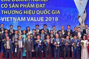 Gần 100 doanh nghiệp đạt Thương hiệu Quốc gia 2018