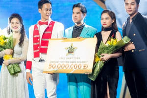 Giang Hồng Ngọc - Hòa Minzy nắm tay nhau giành giải nhất tuần đêm nhạc "Duyên dáng bolero"