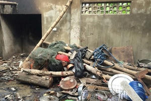 Người đàn ông đứt lìa tay sau tiếng nổ kinh hoàng