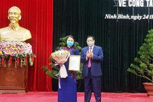 Bộ Chính trị bổ nhiệm bà Nguyễn Thị Thu Hà giữ chức Bí thư tỉnh ủy Ninh Bình