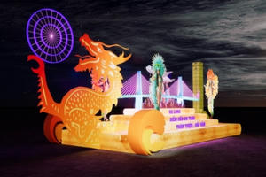 Hơn 1000 vũ công, người mẫu khoe sắc trong ‘‘Ngày hội sắc màu’’ Tuần Châu