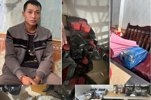 Bắt giữ đối tượng tàng trữ, sản xuất pháo nổ khối lượng lớn