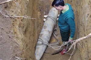 Hà Tĩnh: Hủy an toàn quả bom nặng 250kg còn sót lại sau chiến tranh