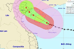 Tin mới nhất về cơn bão số 7: Đêm nay Đông Bắc bộ mưa rất lớn