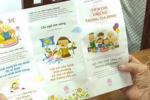 “Sóng” của Bộ tiêu chí văn hóa gia đình đã lan tỏa rất mạnh