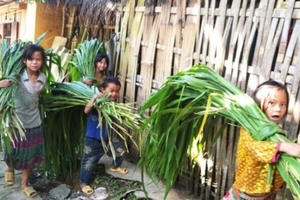 Chùm ảnh: Nơi những đứa trẻ không có tết Trung thu