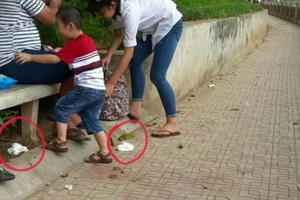 Công viên Thủ Lệ đầy rẫy rác thải trong 2 ngày nghỉ lễ