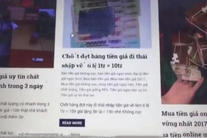 Thời sự 9h ngày 7/12/2017: Mua tiền giả, hậu quả thật