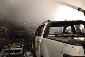 Quảng Ninh: Xí nghiệp Việt Hồng bị “bà hỏa” thiêu rụi