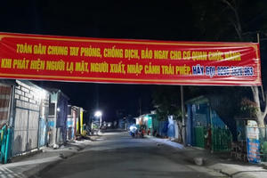 Hiệu quả từ một phong trào phòng, chống dịch trên tuyến biên giới